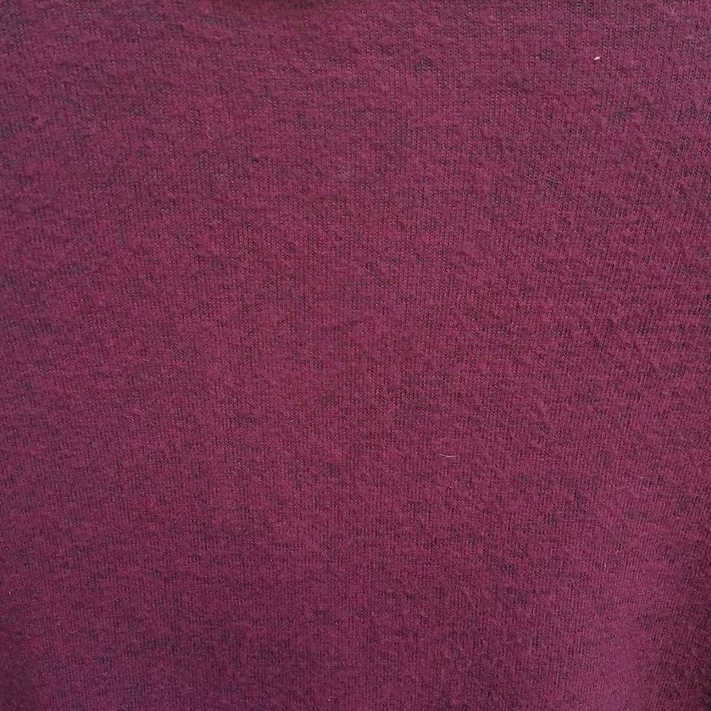 Cherish Burgundy One Button Open Front Cardigan size Medium - Picture 4 of 9